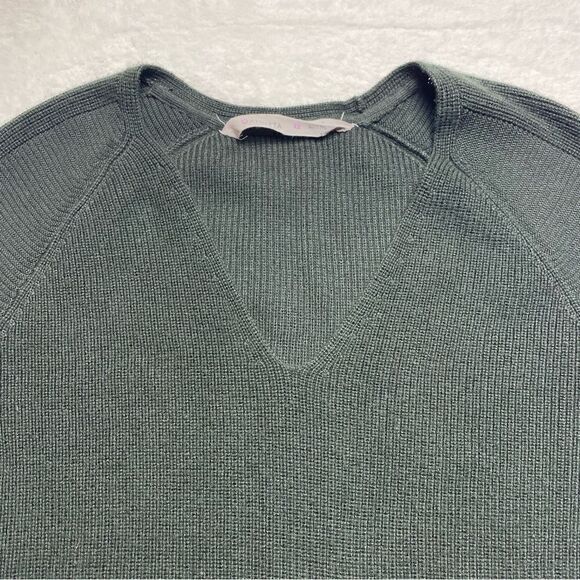 Athleta Black Hanover Knit V Neck Sweater Size XS - Picture 6 of 10